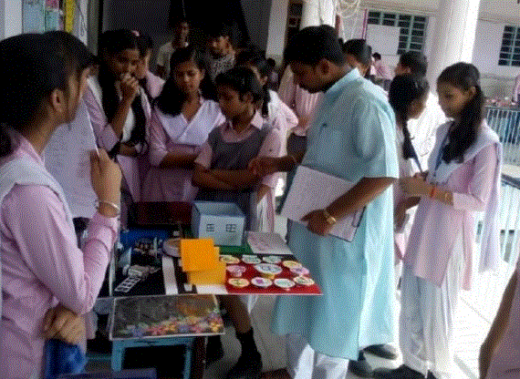Mathematics Knowledge Science Fair held in Saraswati Vidya Mandirb