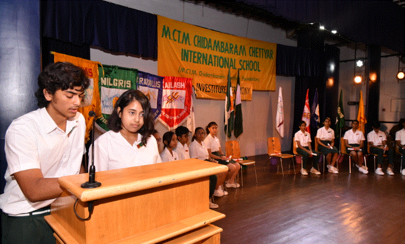 M.CT.M. Chidambaram Chettyar International School, Mylapore- Investiture Ceremony 