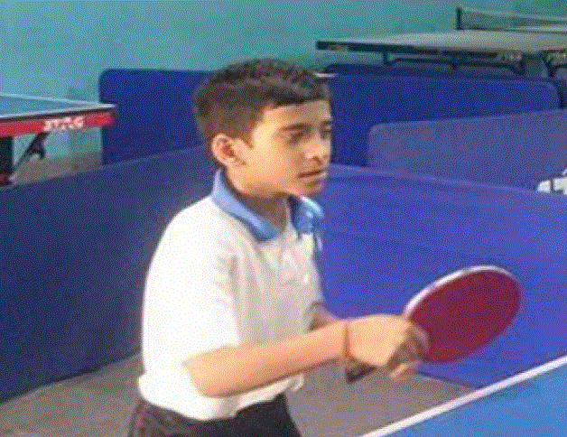 Young table tennis sensation b